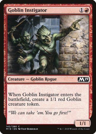 Goblin Instigator [Core Set 2019] | Eastridge Sports Cards & Games