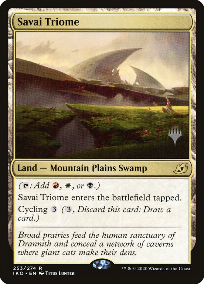 Savai Triome (Promo Pack) [Ikoria: Lair of Behemoths Promos] | Eastridge Sports Cards & Games