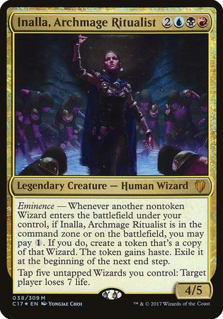 Inalla, Archmage Ritualist (Commander 2017) [Commander 2017 Oversized] | Eastridge Sports Cards & Games