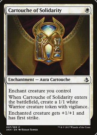 Cartouche of Solidarity [Amonkhet] | Eastridge Sports Cards & Games