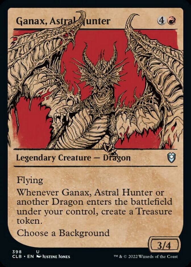 Ganax, Astral Hunter (Showcase) [Commander Legends: Battle for Baldur's Gate] | Eastridge Sports Cards & Games