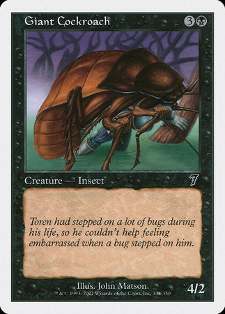 Giant Cockroach [Seventh Edition] | Eastridge Sports Cards & Games