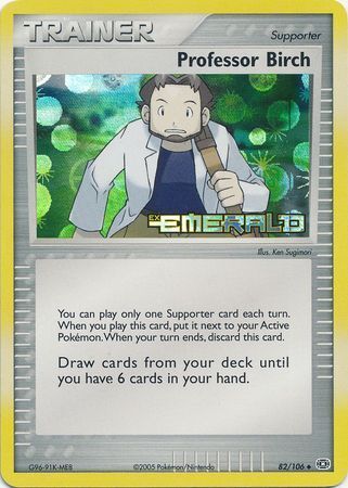 Professor Birch (82/106) (Stamped) [EX: Emerald] | Eastridge Sports Cards & Games