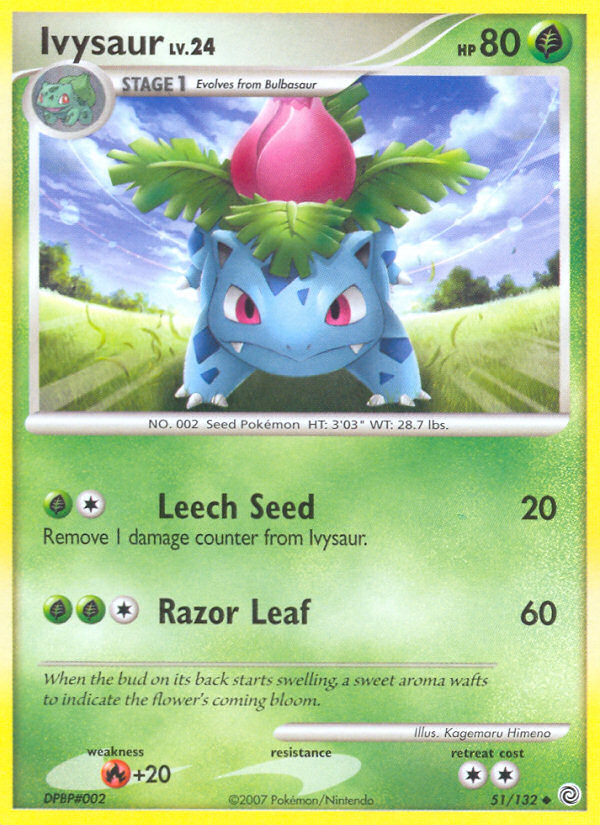 Ivysaur (51/132) [Diamond & Pearl: Secret Wonders] | Eastridge Sports Cards & Games