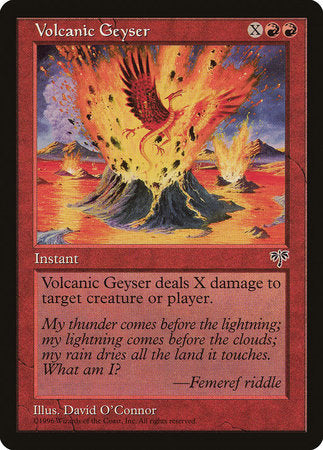 Volcanic Geyser [Mirage] | Eastridge Sports Cards & Games