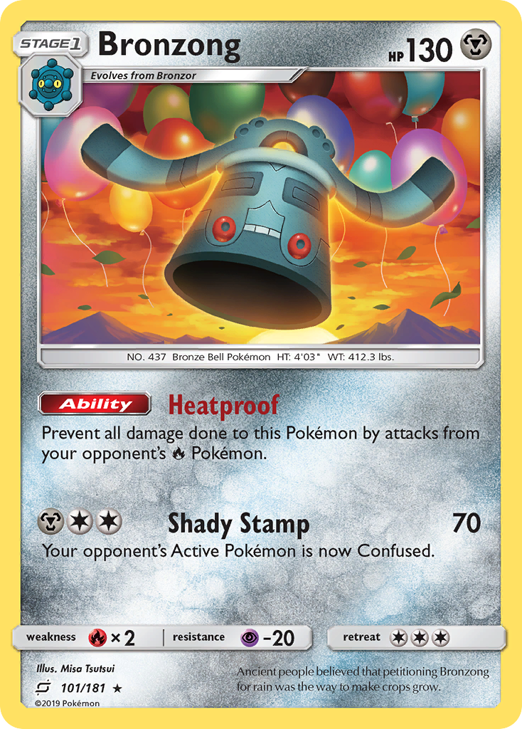 Bronzong (101/181) [Sun & Moon: Team Up] | Eastridge Sports Cards & Games