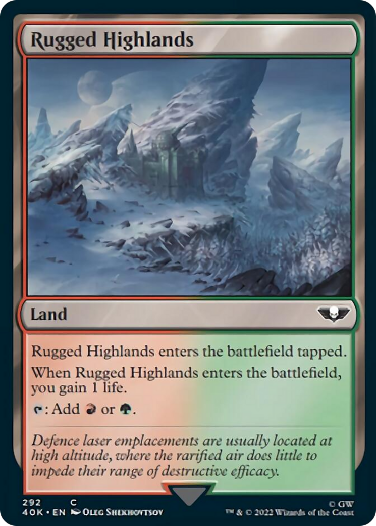 Rugged Highlands [Universes Beyond: Warhammer 40,000] | Eastridge Sports Cards & Games