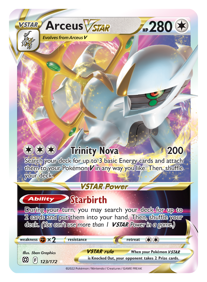 Arceus VSTAR (123/172) [Sword & Shield: Brilliant Stars] | Eastridge Sports Cards & Games