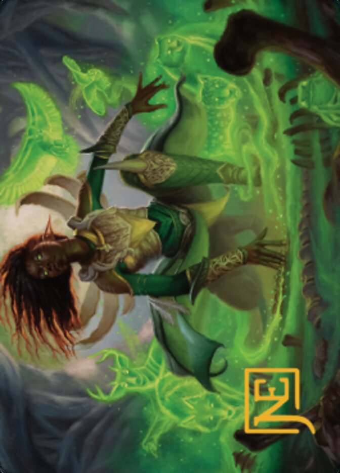 Fauna Shaman Art Card (Gold-Stamped Signature) [The Brothers' War Art Series] | Eastridge Sports Cards & Games