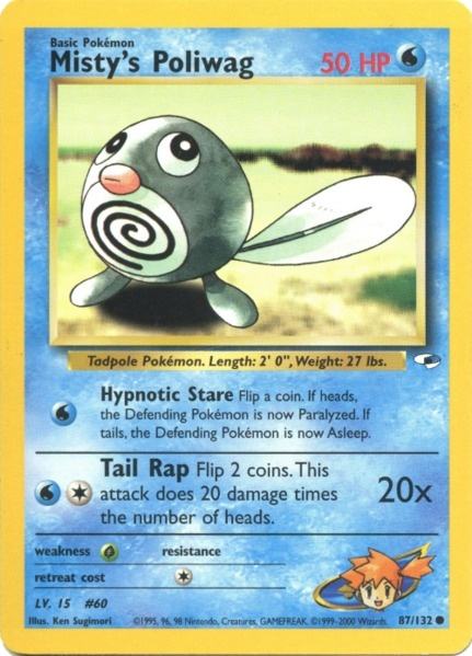 Misty's Poliwag (87/132) [Gym Heroes Unlimited] | Eastridge Sports Cards & Games