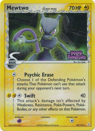 Mewtwo (24/110) (Delta Species) (Stamped) [EX: Holon Phantoms] | Eastridge Sports Cards & Games