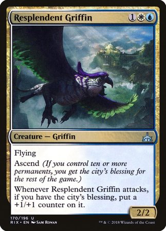 Resplendent Griffin [Rivals of Ixalan] | Eastridge Sports Cards & Games