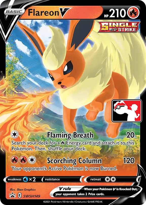 Flareon V (SWSH149) [Prize Pack Series One] | Eastridge Sports Cards & Games