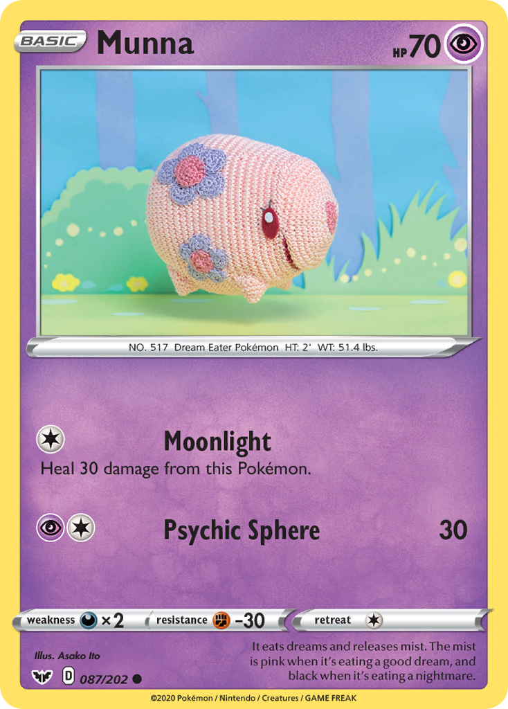 Munna (087/202) [Sword & Shield: Base Set] | Eastridge Sports Cards & Games