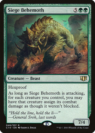 Siege Behemoth [Commander 2014] | Eastridge Sports Cards & Games