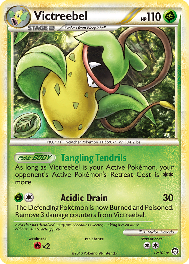 Victreebel (12/102) [HeartGold & SoulSilver: Triumphant] | Eastridge Sports Cards & Games