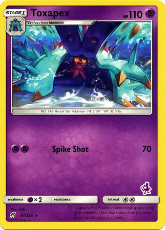 Toxapex (97/236) (Mewtwo Deck) [Battle Academy 2020] | Eastridge Sports Cards & Games