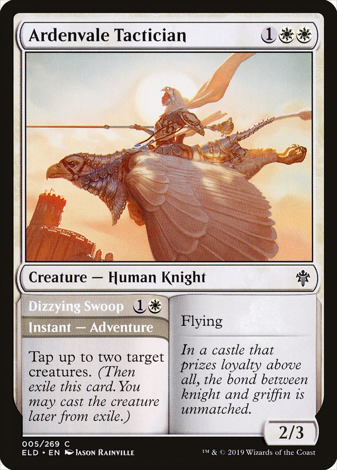 Ardenvale Tactician // Dizzying Swoop [Throne of Eldraine] | Eastridge Sports Cards & Games