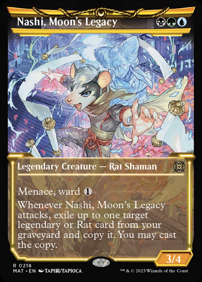 Nashi, Moon's Legacy (Showcase Halo Foil) [March of the Machine: The Aftermath] | Eastridge Sports Cards & Games