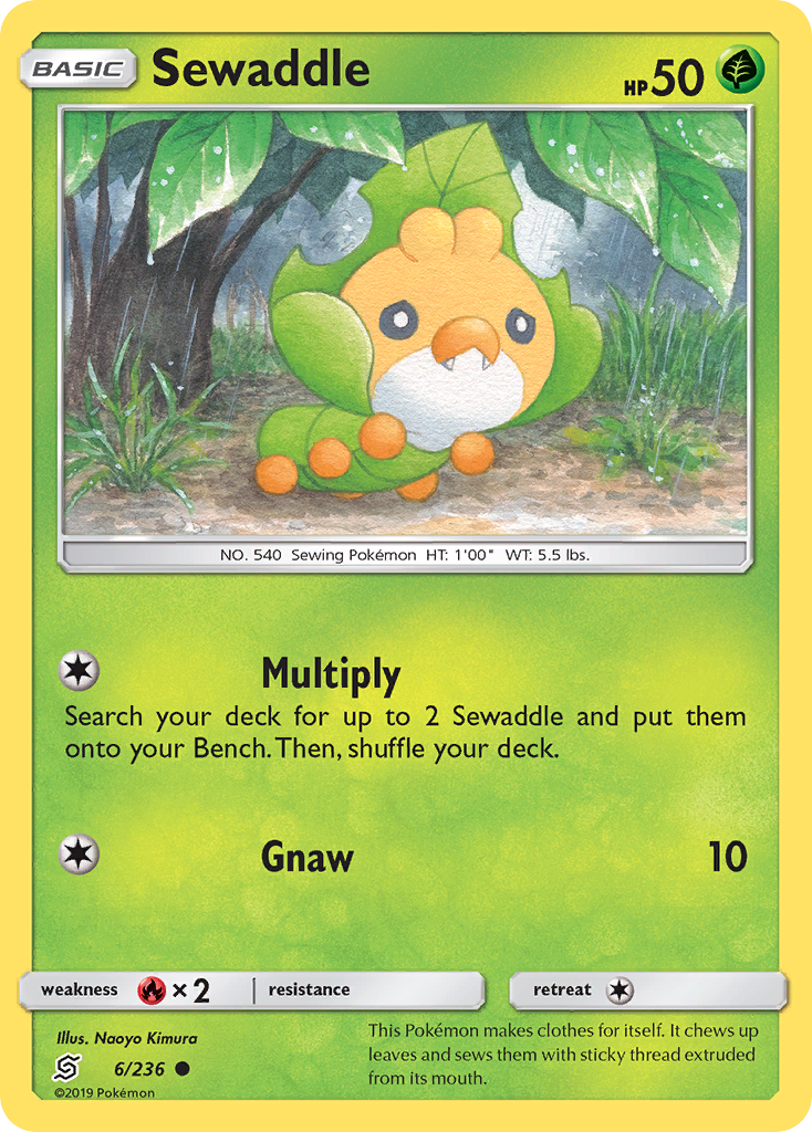 Sewaddle (6/236) [Sun & Moon: Unified Minds] | Eastridge Sports Cards & Games