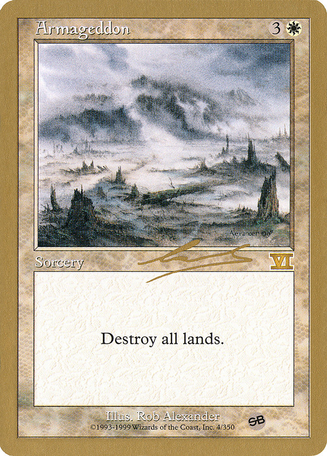 Armageddon (Nicolas Labarre) (SB) [World Championship Decks 2000] | Eastridge Sports Cards & Games