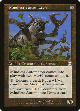 Mindless Automaton [Time Spiral Timeshifted] | Eastridge Sports Cards & Games