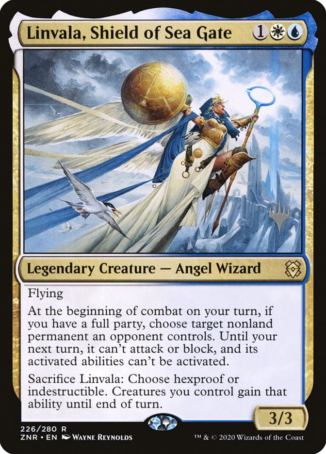 Linvala, Shield of Sea Gate (Promo Pack) [Zendikar Rising Promos] | Eastridge Sports Cards & Games