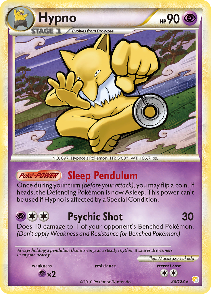 Hypno (23/123) [HeartGold & SoulSilver: Base Set] | Eastridge Sports Cards & Games