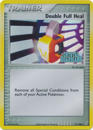 Double Full Heal (77/100) (Stamped) [EX: Crystal Guardians] | Eastridge Sports Cards & Games