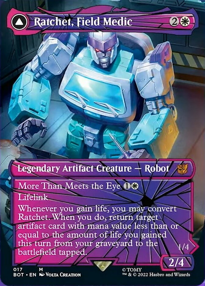 Ratchet, Field Medic // Ratchet, Rescue Racer (Shattered Glass) [Universes Beyond: Transformers] | Eastridge Sports Cards & Games