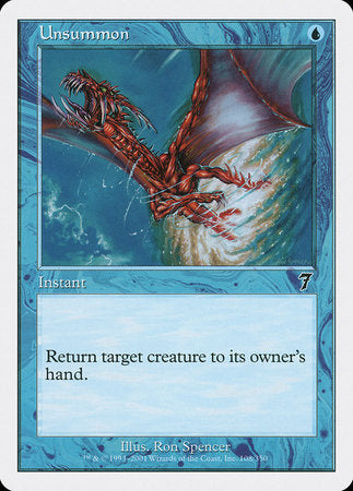 Unsummon [Seventh Edition] | Eastridge Sports Cards & Games