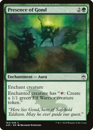 Presence of Gond [Masters 25] | Eastridge Sports Cards & Games