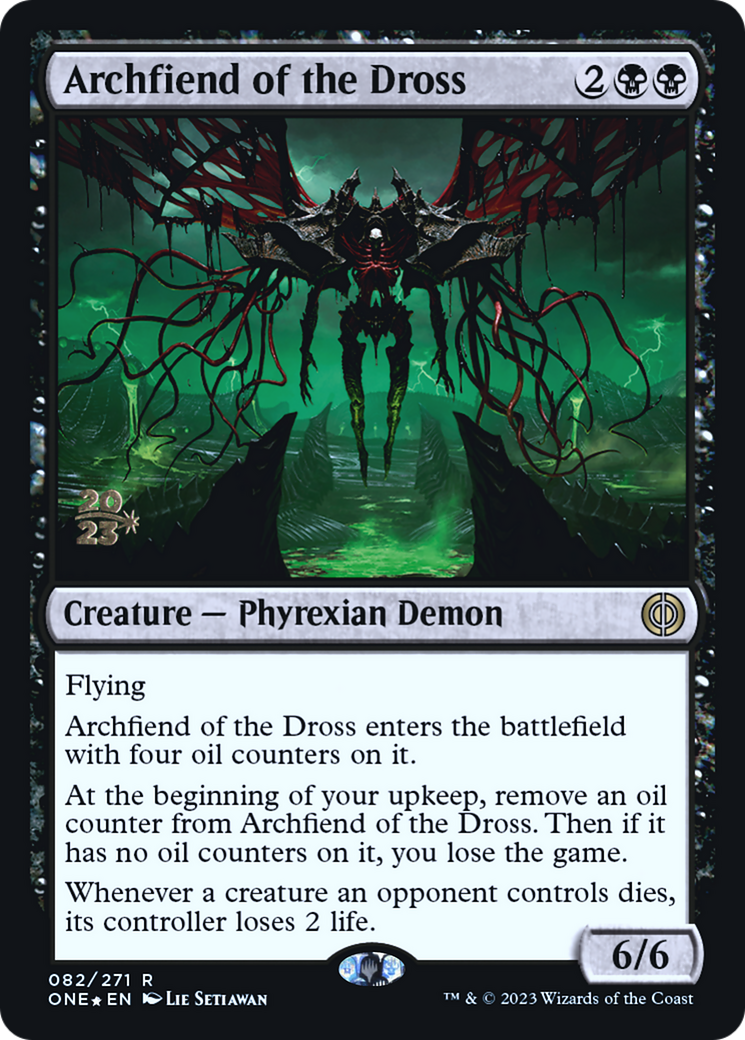 Archfiend of the Dross [Phyrexia: All Will Be One Prerelease Promos] | Eastridge Sports Cards & Games