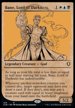 Bane, Lord of Darkness (Showcase) [Commander Legends: Battle for Baldur's Gate] | Eastridge Sports Cards & Games