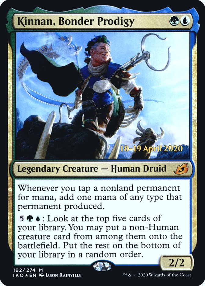 Kinnan, Bonder Prodigy  [Ikoria: Lair of Behemoths Prerelease Promos] | Eastridge Sports Cards & Games