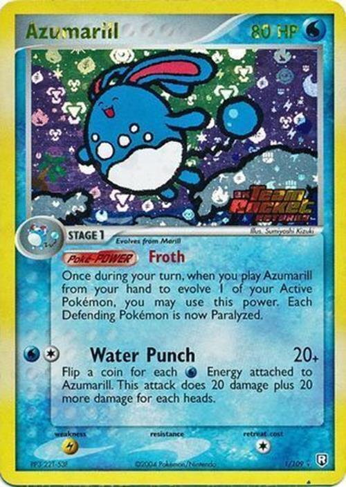 Azumarill (1/109) (Stamped) [EX: Team Rocket Returns] | Eastridge Sports Cards & Games