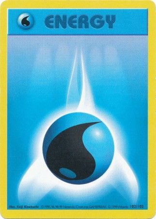 Water Energy (102/102) [Base Set Shadowless Unlimited] | Eastridge Sports Cards & Games