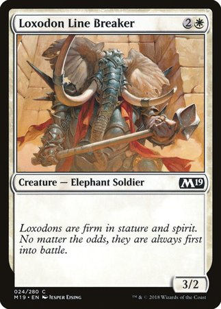 Loxodon Line Breaker [Core Set 2019] | Eastridge Sports Cards & Games