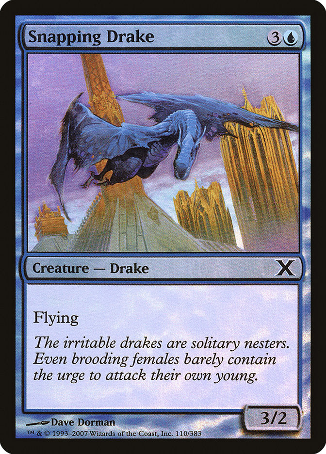 Snapping Drake (Premium Foil) [Tenth Edition] | Eastridge Sports Cards & Games