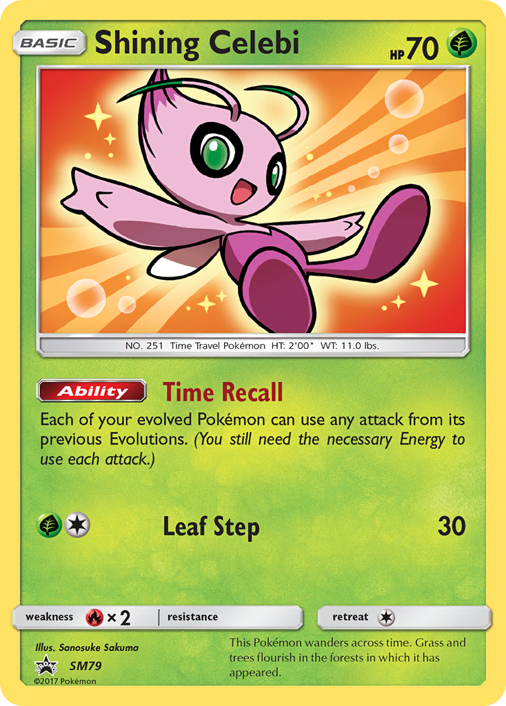 Shining Celebi (SM79) [Sun & Moon: Black Star Promos] | Eastridge Sports Cards & Games