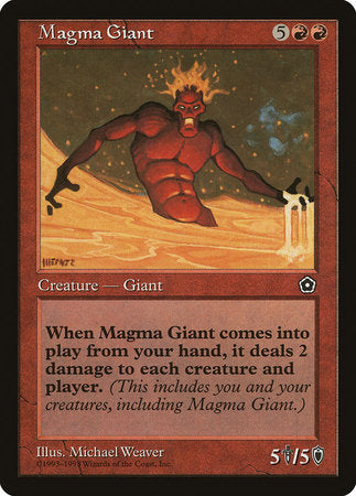 Magma Giant [Portal Second Age] | Eastridge Sports Cards & Games