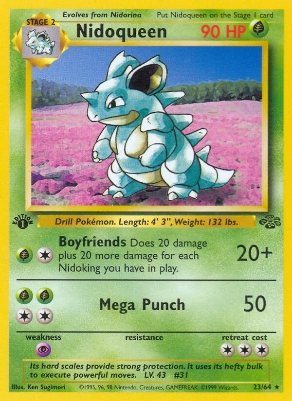 Nidoqueen (23/64) [Jungle 1st Edition] | Eastridge Sports Cards & Games