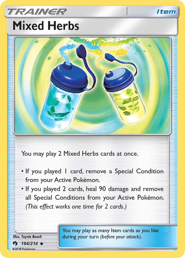 Mixed Herbs (184/214) [Sun & Moon: Lost Thunder] | Eastridge Sports Cards & Games