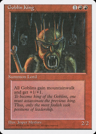 Goblin King [Fourth Edition] | Eastridge Sports Cards & Games