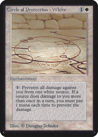 Circle of Protection: White [Limited Edition Alpha] | Eastridge Sports Cards & Games