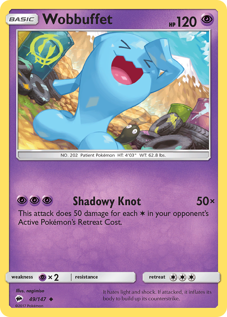 Wobbuffet (49/147) [Sun & Moon: Burning Shadows] | Eastridge Sports Cards & Games