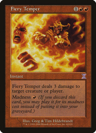 Fiery Temper [Time Spiral Timeshifted] | Eastridge Sports Cards & Games