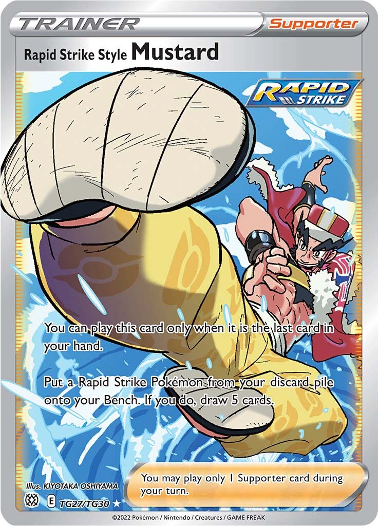 Rapid Strike Style Mustard (TG27/TG30) [Sword & Shield: Brilliant Stars] | Eastridge Sports Cards & Games