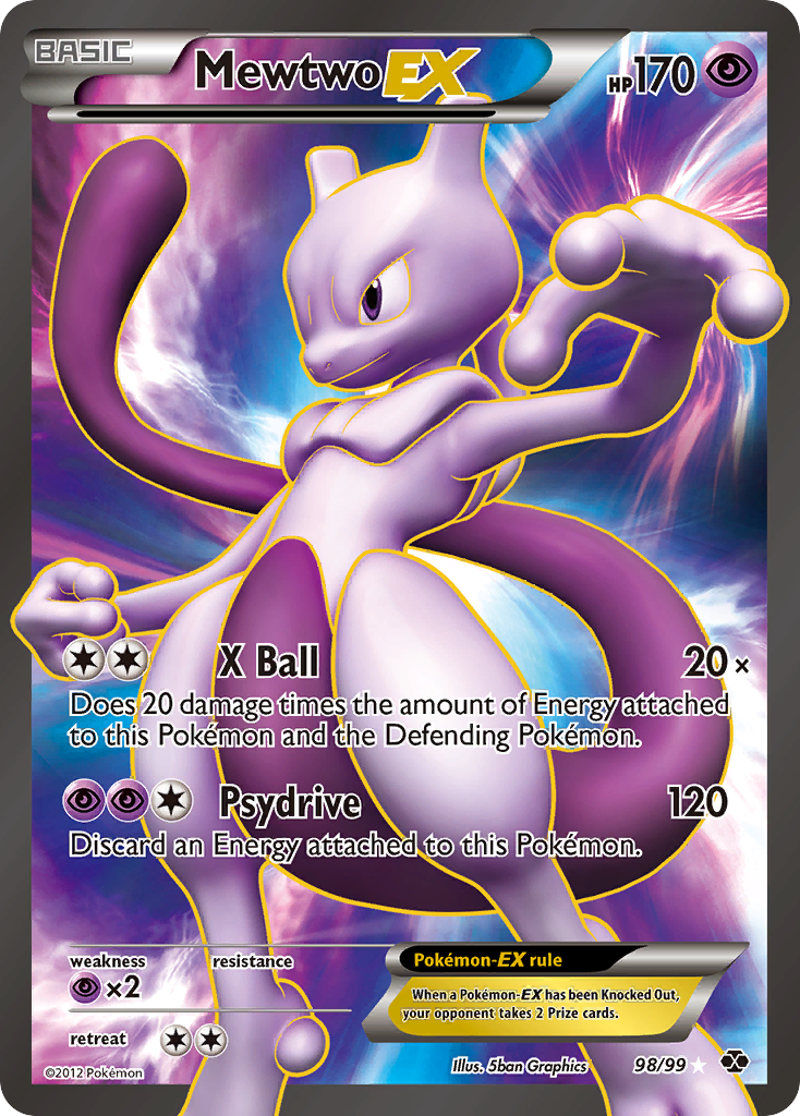 Mewtwo EX (98/99) [Black & White: Next Destinies] | Eastridge Sports Cards & Games