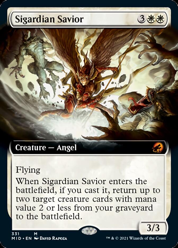 Sigardian Savior (Extended) [Innistrad: Midnight Hunt] | Eastridge Sports Cards & Games